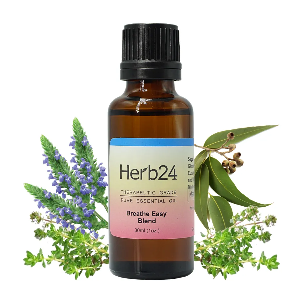 呼吸順暢 純質精油 30ml